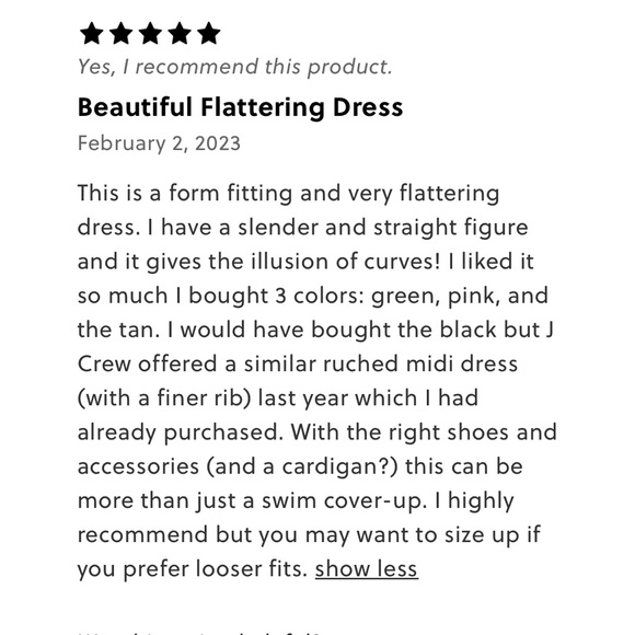 RUCHED MIDI DRESS IN VINTAGE RIB khaki - Picture 8 of 8